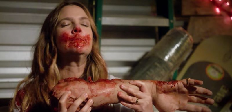 Drew Barrymore en Santa Clarita Diet. Imagen: Netflix